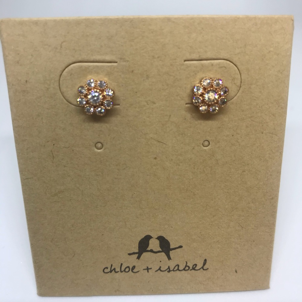 NWOT Petits Bijoux Floral Stud Earrings